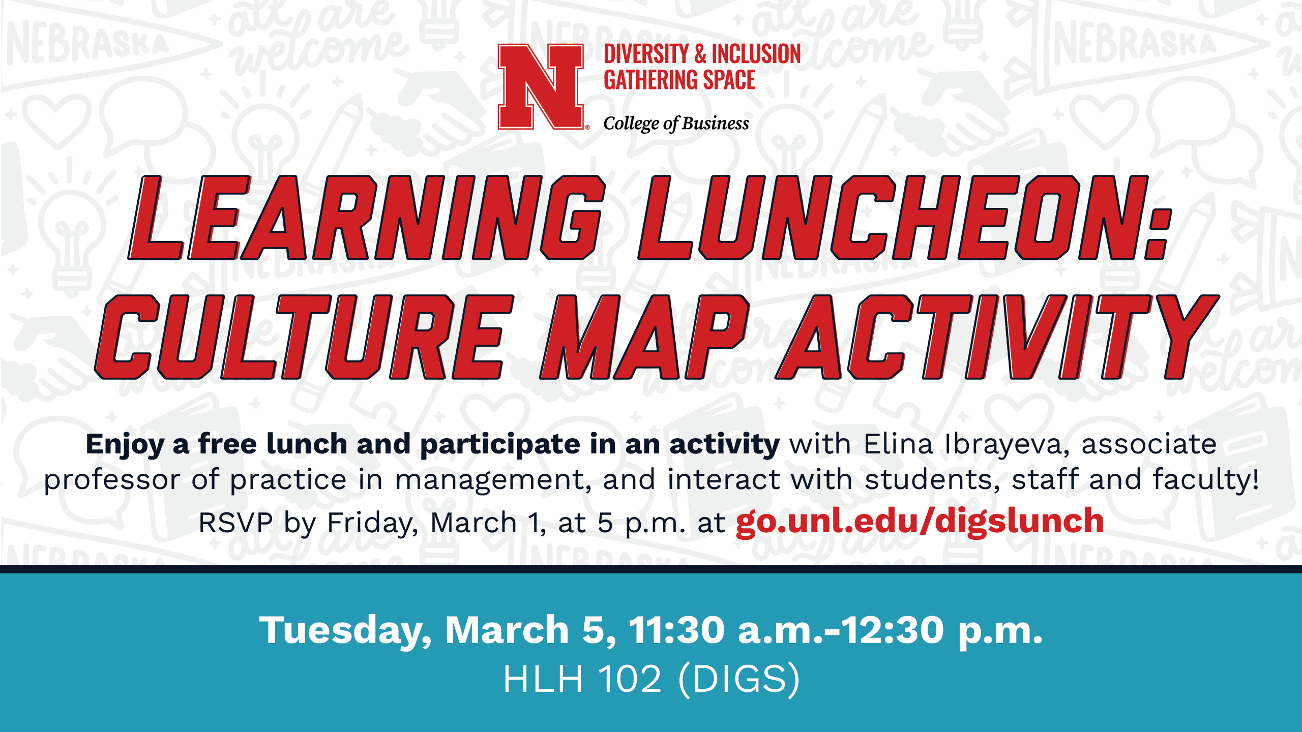 Learning Luncheon: Cultural Map Activity | Tuesday, March 5 at 11:30 a.m. 