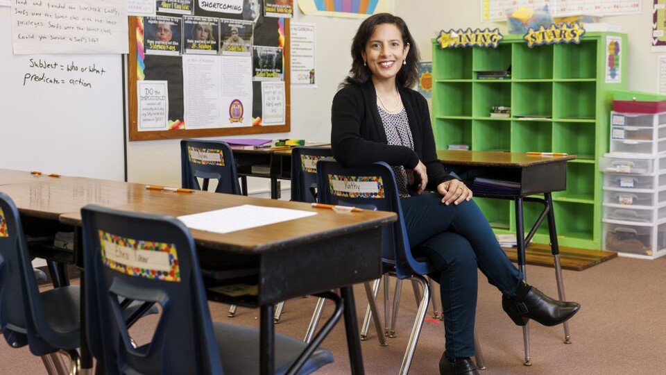Deepika Menon, leads the RISE Project, a newly-funded Noyce Track 4 research project, to improve integrated STEM instruction in elementary classrooms. Craig Chandler | University Communication and Marketing