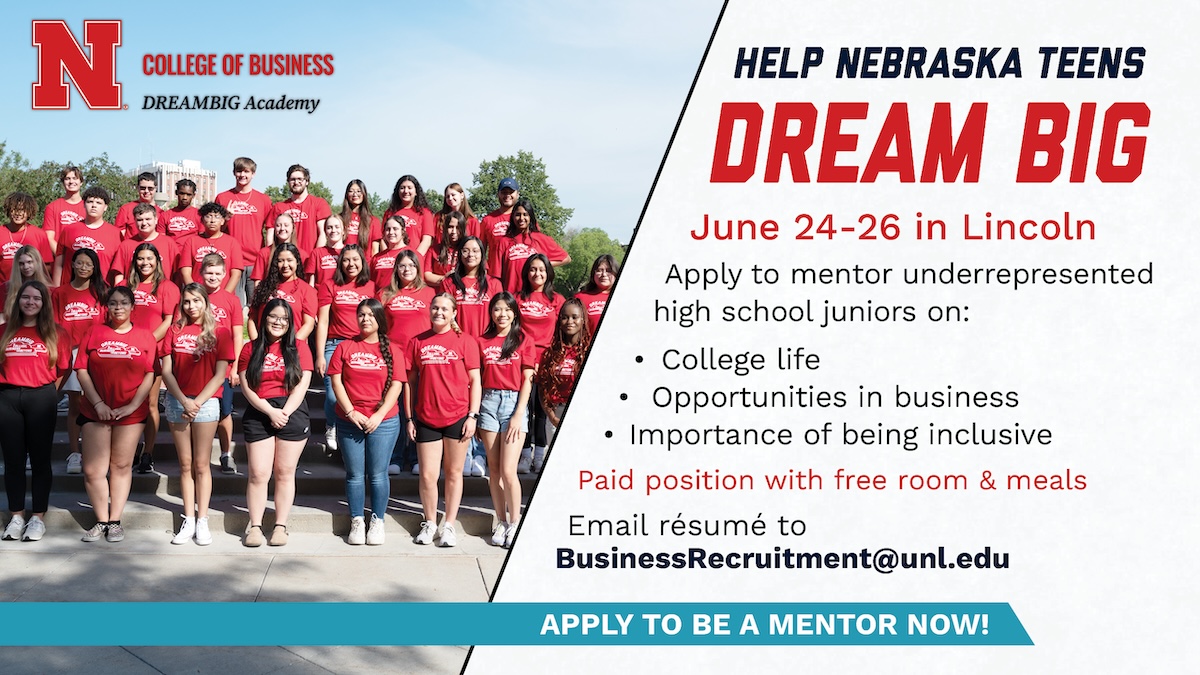 DreamBig Mentors Wanted, apply today!