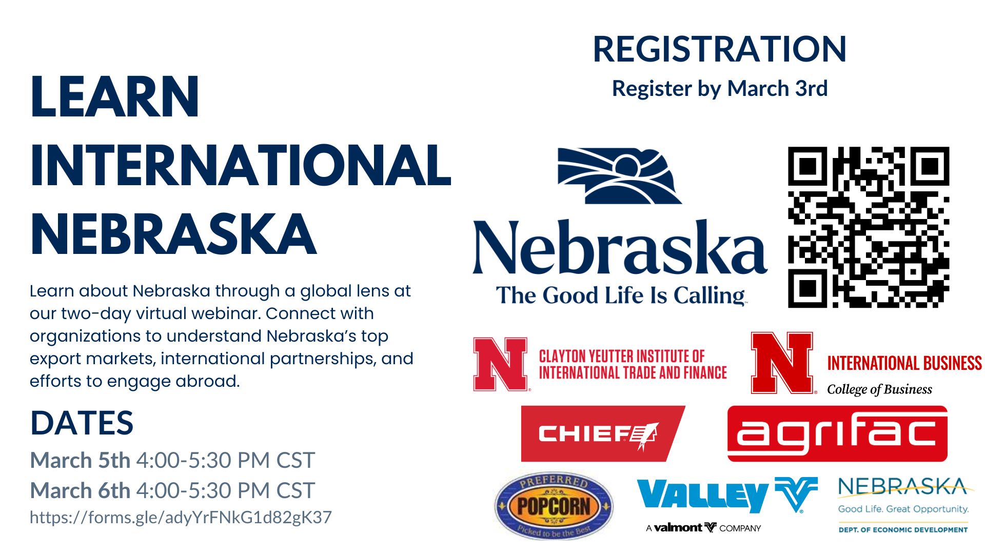 You're Invited: 4th Annual Learn International Nebraska Webinar