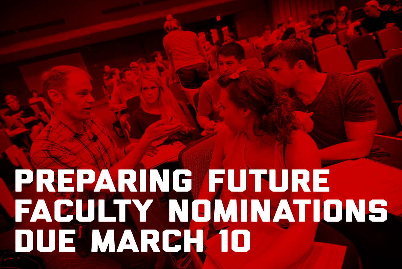 Preparing Future Faculty Nominations due March 10