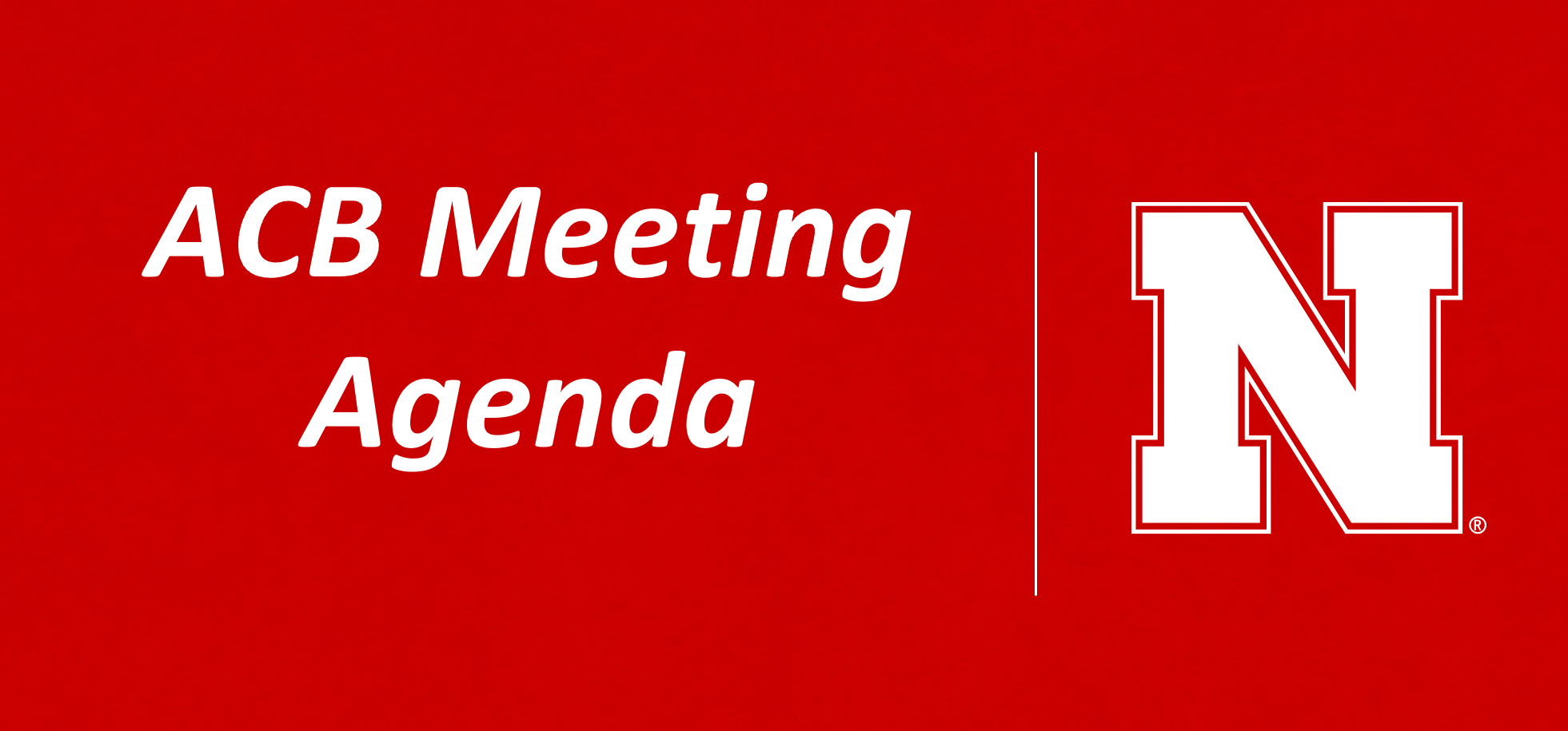 ACB Meeting Agenda