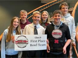 East Butler earned first place in the Math Bowl at Math Day 2024.