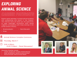 Explore Animal Science at CASNR on March 7