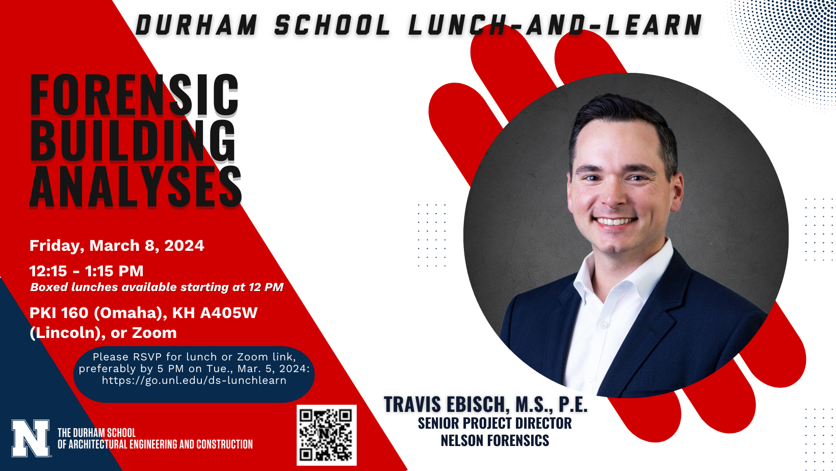 Travis Ebisch will present Friday's Durham School Lunch and Learn. 