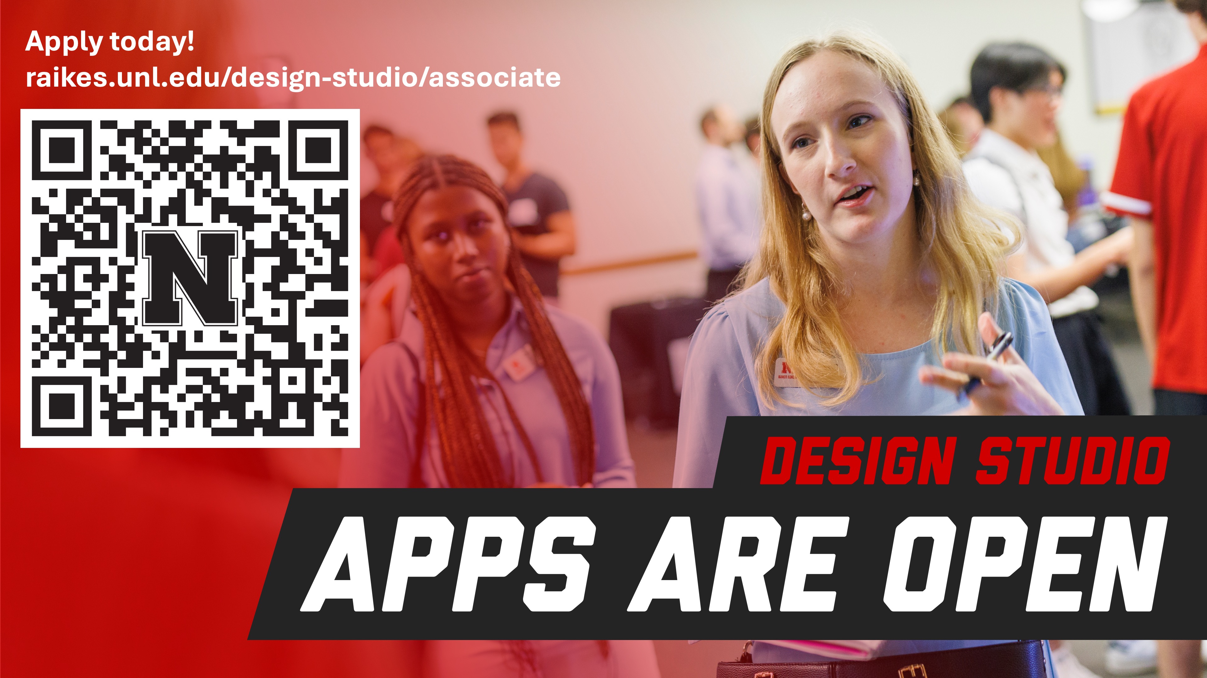 The Design Studio early application deadline is March 8.