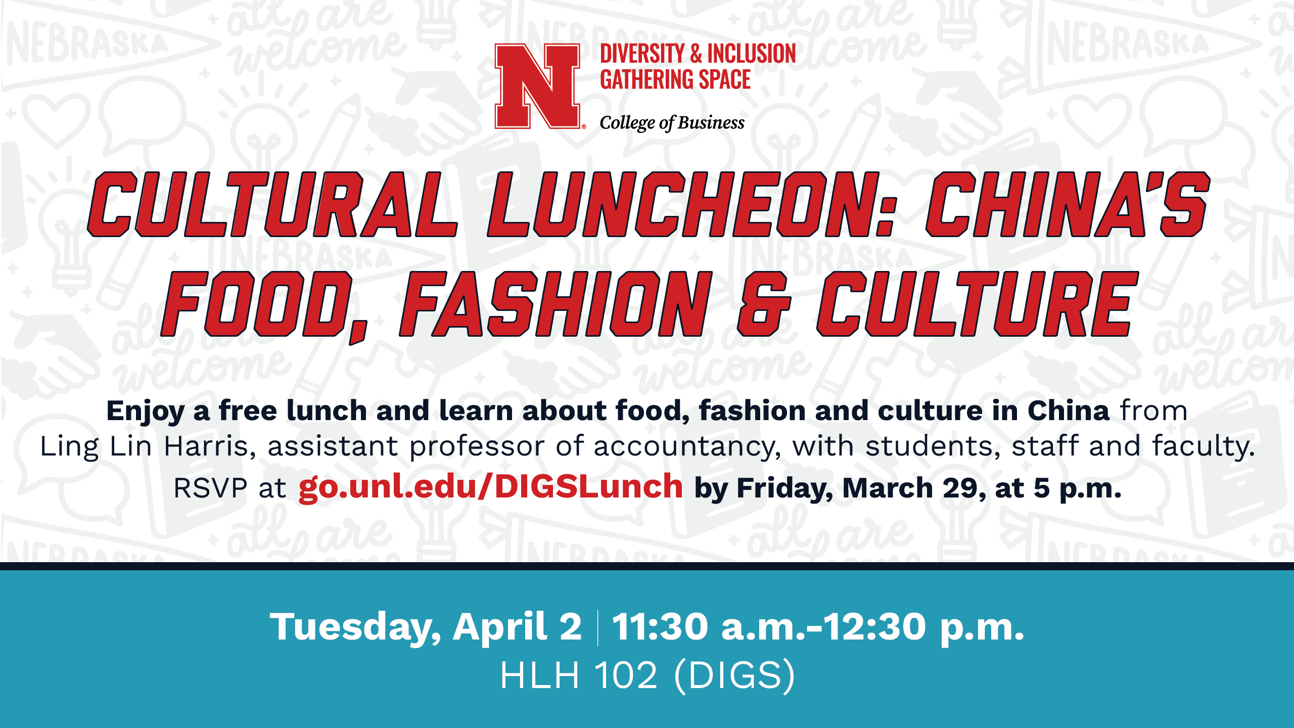Cultural Luncheon: China's Food, Fashion and Culture | RSVP by Friday March 29