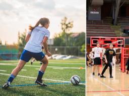 Outdoor Soccer and Indoor Volleyball (courtesy image)