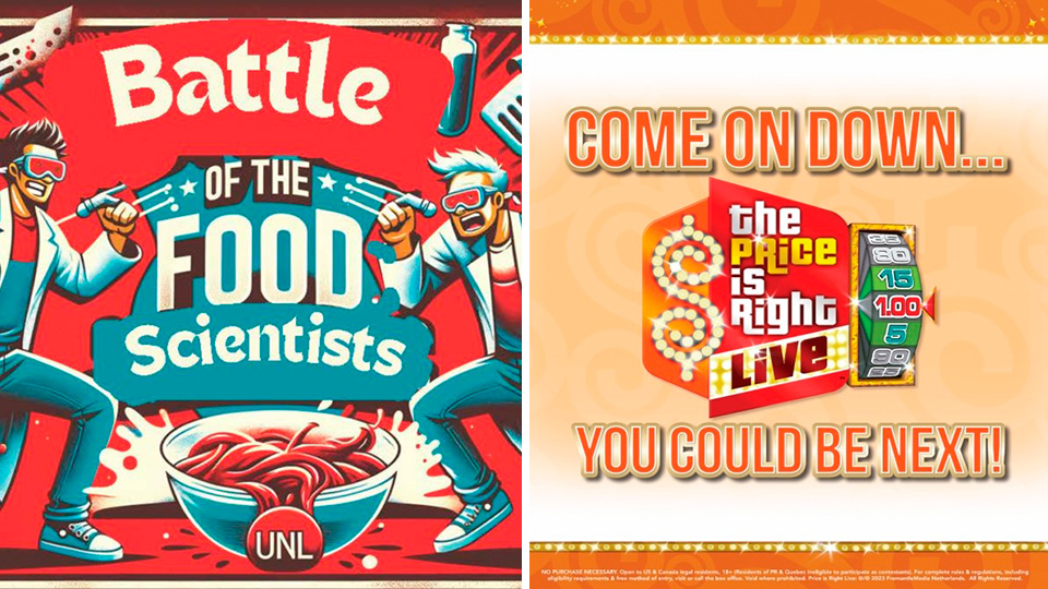 Battle of the Food Scientists. Price is Right Live - On Stage