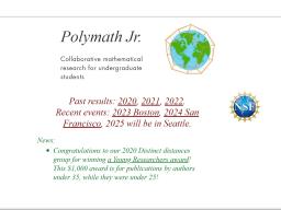 Polymath Jr Program
