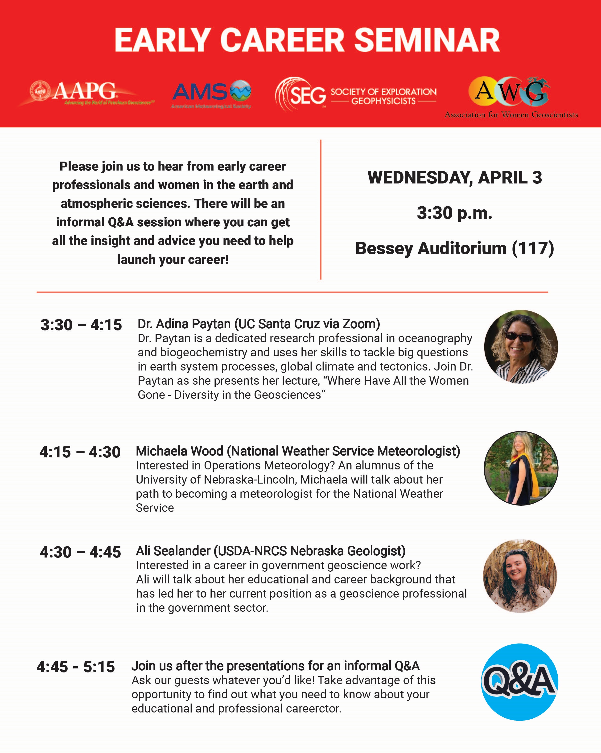 Earth and Atmospheric Sciences Early Career Seminar