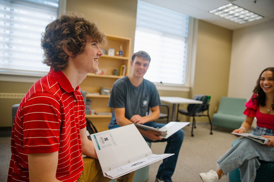 Huskers CARE Peer Educators are paid student workers who facilitate workshops on campus to raise awareness of sexual/relationship violence, stalking, and harassment and share resources.