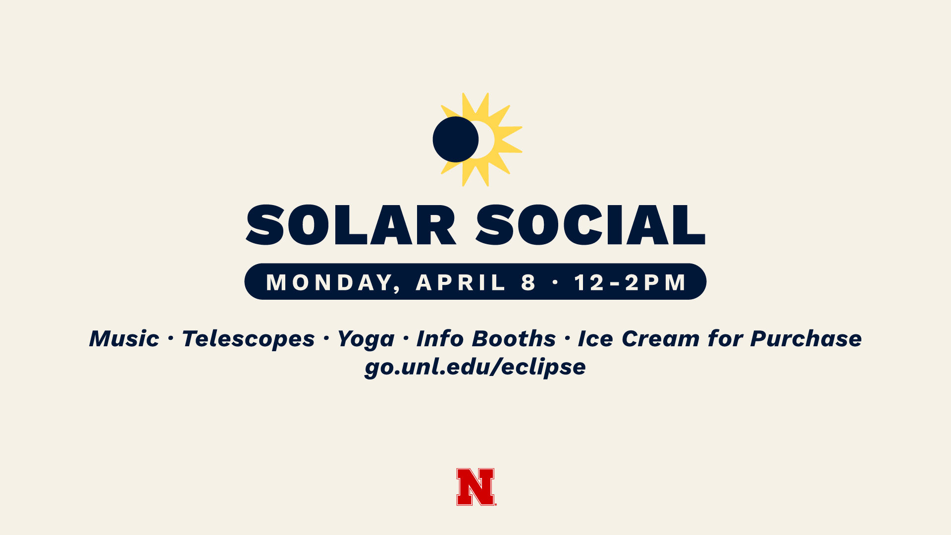 Come celebrate the first total solar eclipse in the United States since 2017 with music, ice cream for purchase, educational booths, yoga, and more.