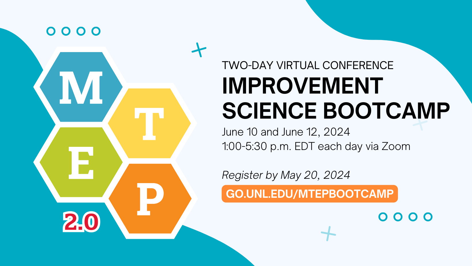 Register for the MTEP 2.0 Improvement Science Bootcamp by May 20: https://forms.gle/XtBrYX83LS1EBvhW9