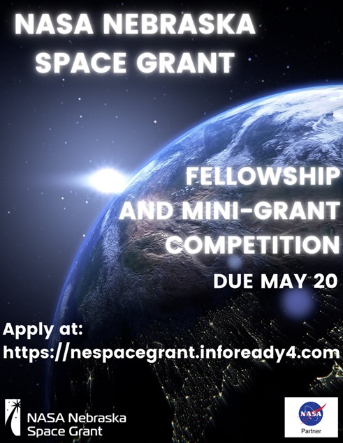 NASA Nebraska Space Grant Fellowship