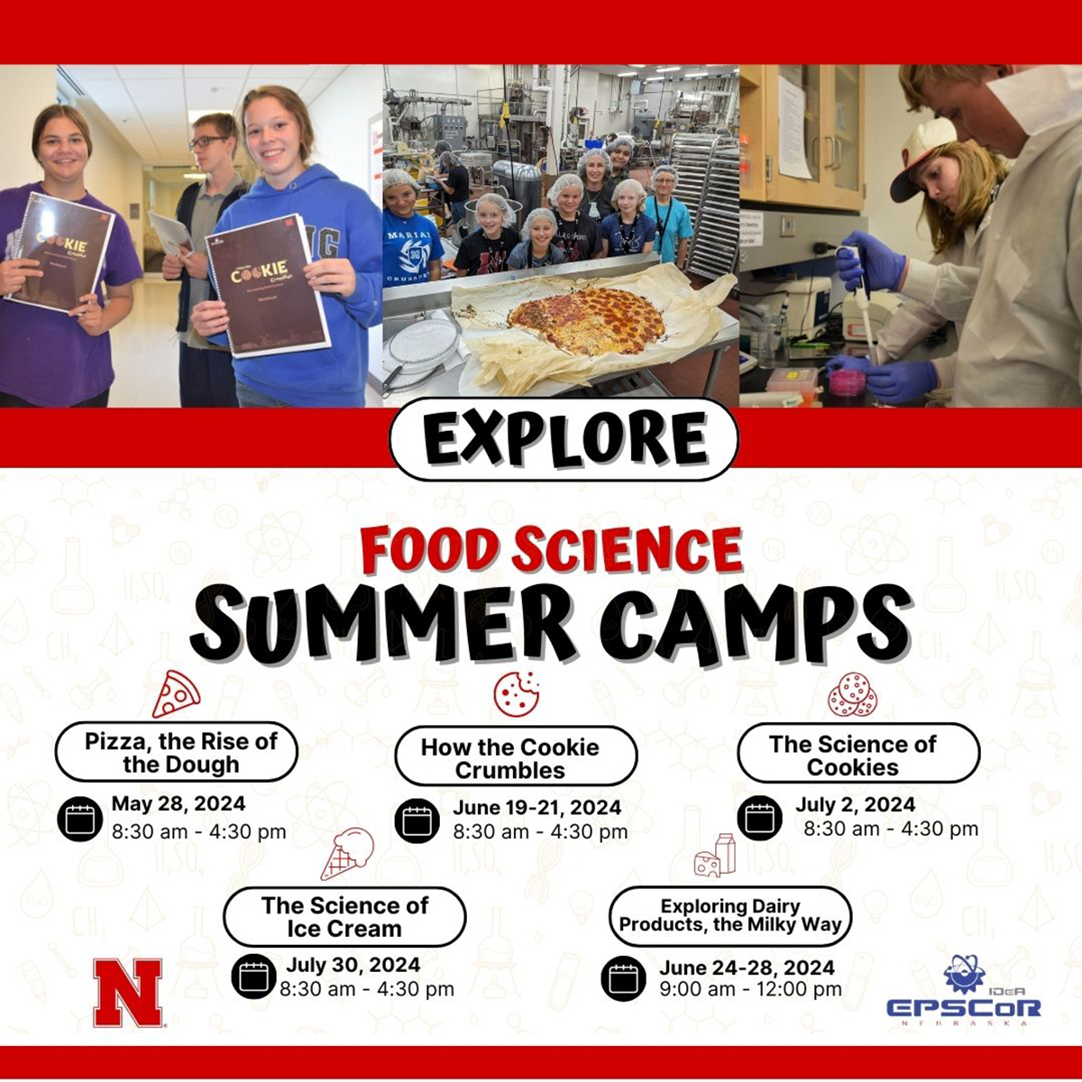 Explore UNL Food Science Summer Camps