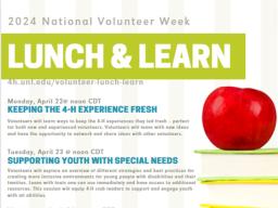 National Volunteer Week Webinar Registration Available Now!