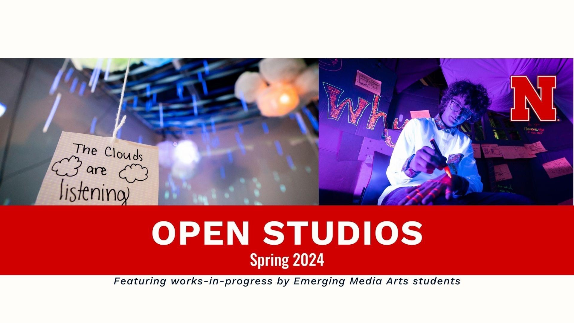 The Johnny Carson Center for Emerging Media Arts will host their spring Open Studios event on Friday, May 10 from 5-8 p.m. 