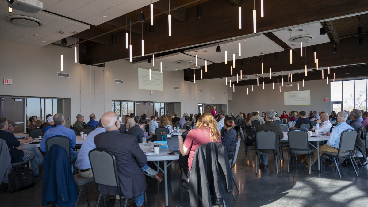 Over 100 natural resource professionals and students met on Wednesday, April 10th to build and foster new collaborations to help solve complex ecological challenges in Nebraska.