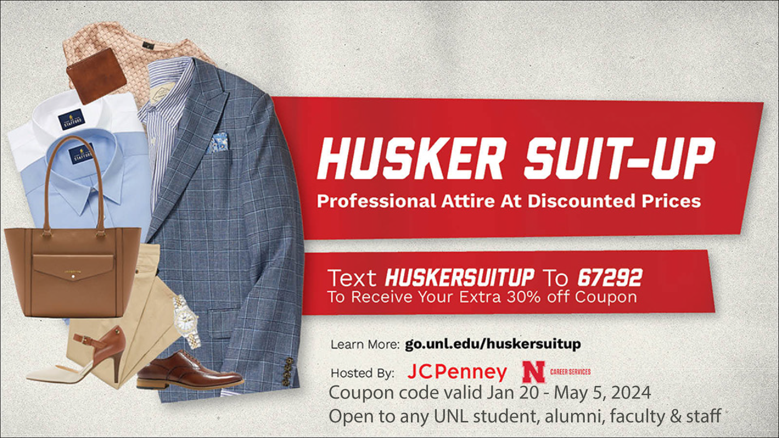 Husker Suit-Up Coupon Code Valid till May 5, 2024