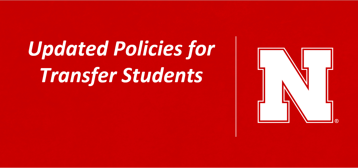 Updated Policies for Transfer Students