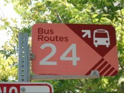 Bus Route signage