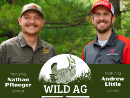 Nathan Pflueger (l) and Andrew Little (r) Co-Hosts of Wild Ag podcast.
