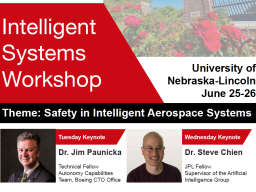 AIAA Intelligent Systems Workshop is June 25-26.