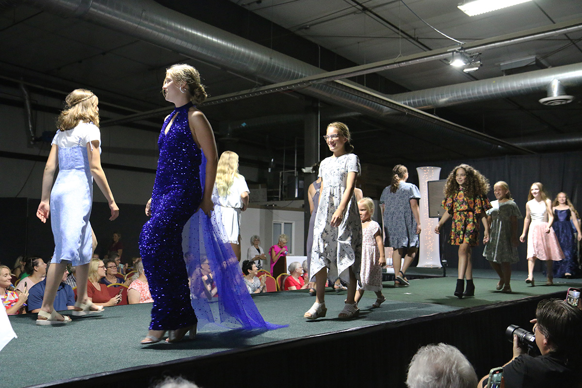 "Parade of Fashion" at the conclusion of the 2023 Lancaster County 4-H Fashion Show.