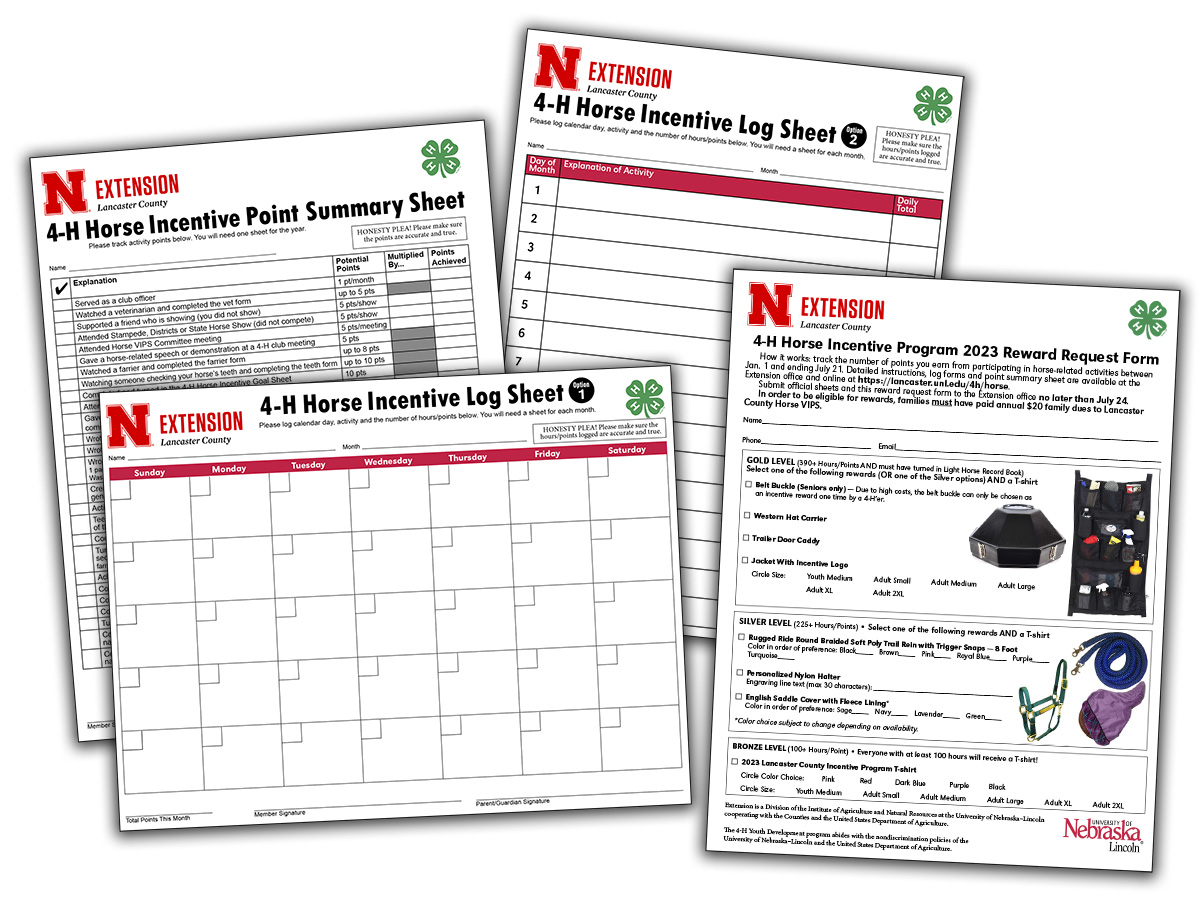 Horse Incentive Forms