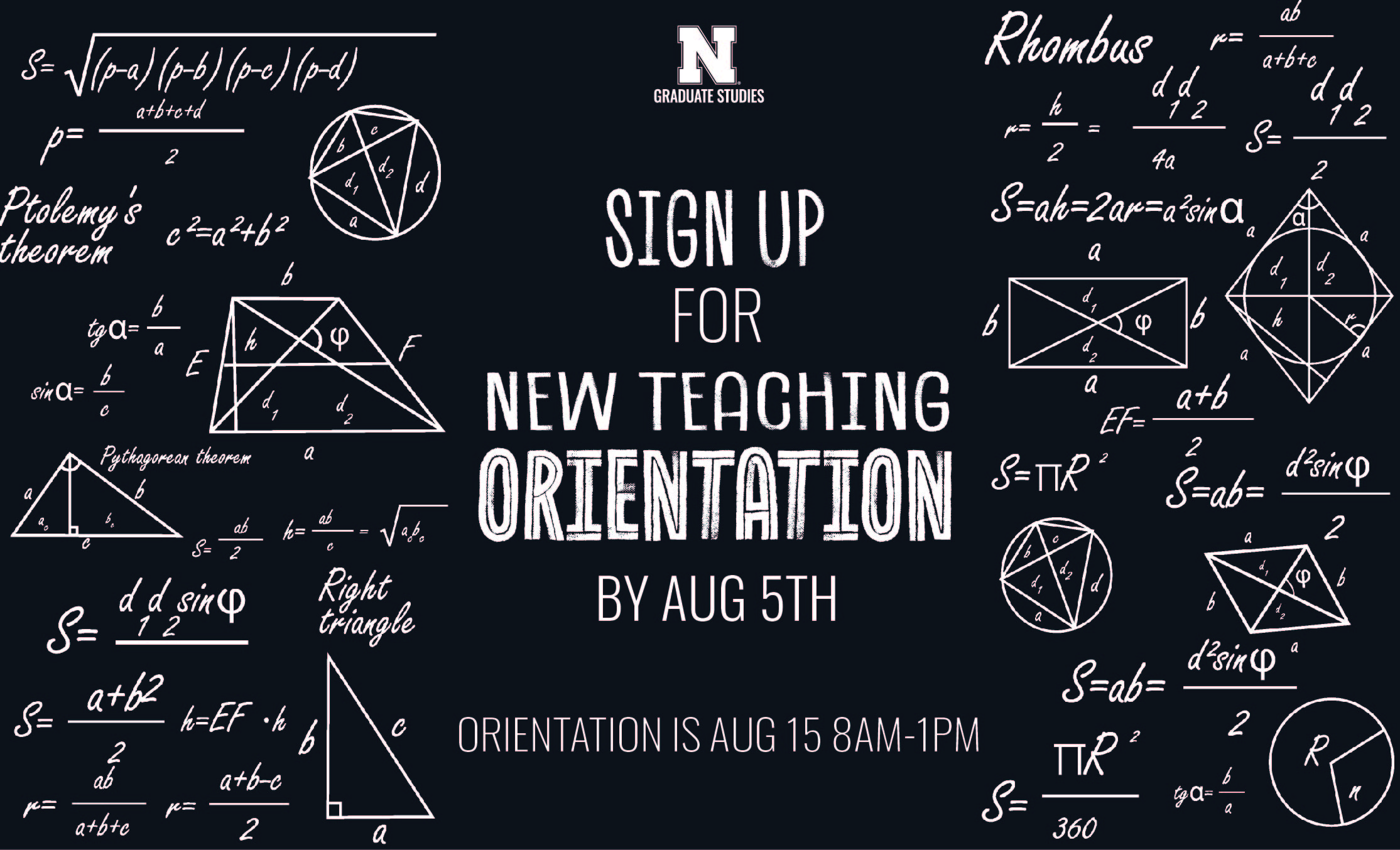 Register for Orientation for New Teaching Assistants