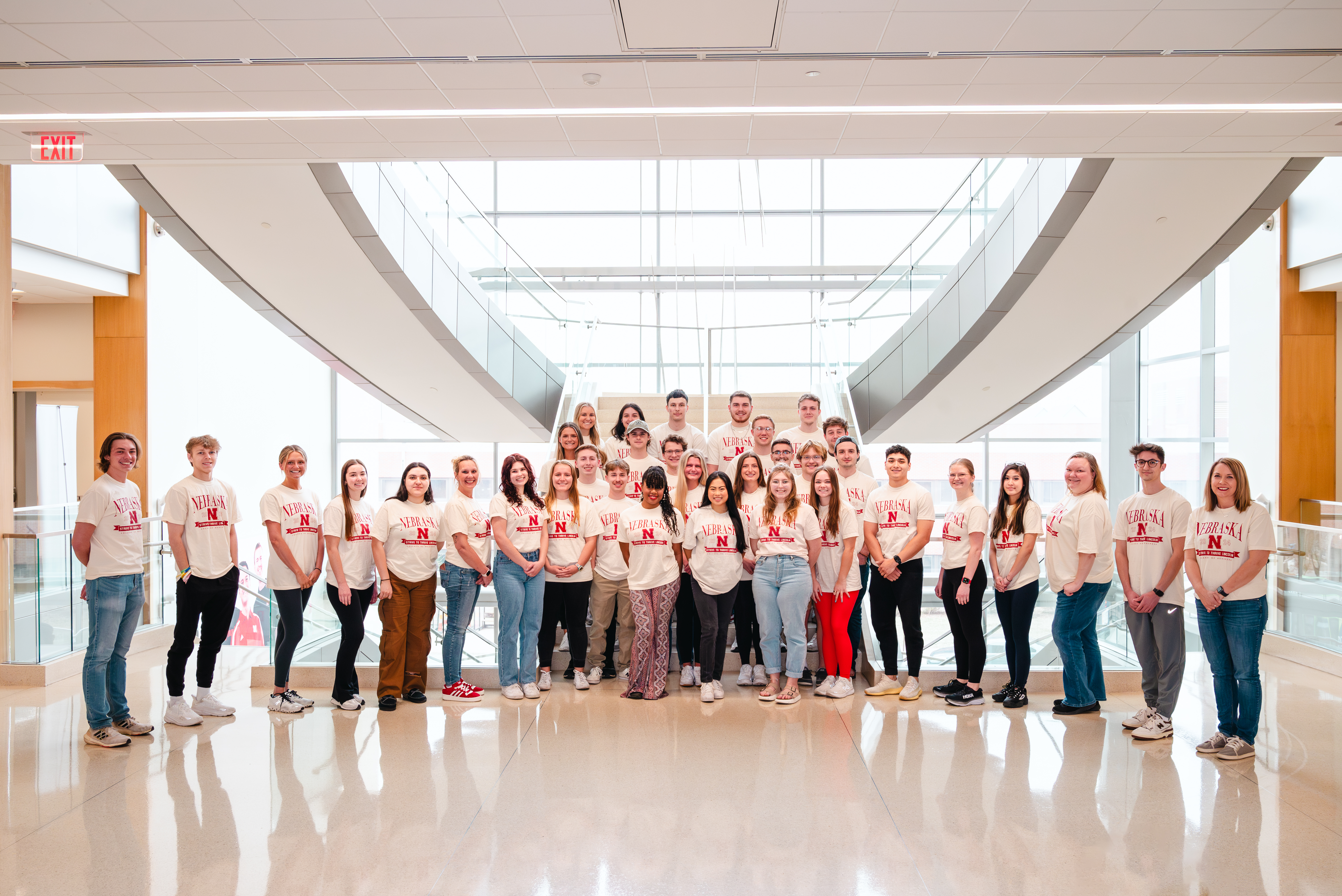 The Spring 2024 class wearing their class t-shirts.