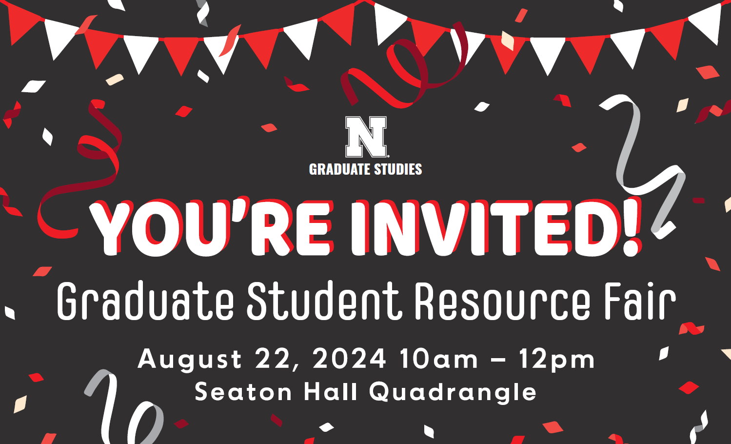 Graduate Student Welcome Resource Fair Invitation