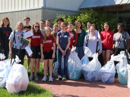 In April,4-H Teen Council members created and donated create and donated move-in cleaning kits to the People's City Mission.