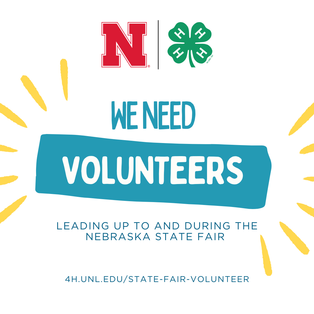 Volunteers needed for State Fair 