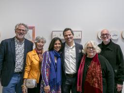 Left to right:  Andy and Virginia Belser, Dayana Corredor and Francisco Souto, and Karen and Robert Duncan at the opening of “Personal Structures” as part of the Venice Biennale. Photo by ReportArch|Andrea Ferro Photography.