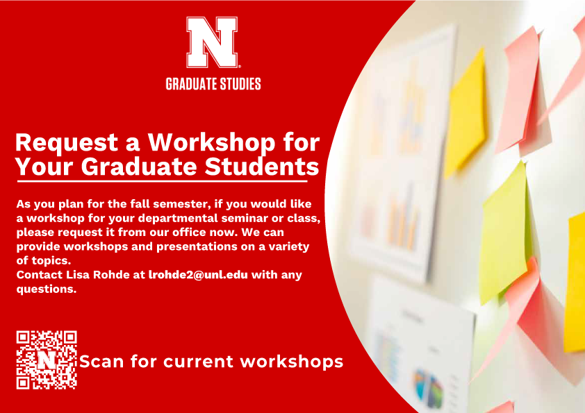 Request a Workshop for Your Graduate Students