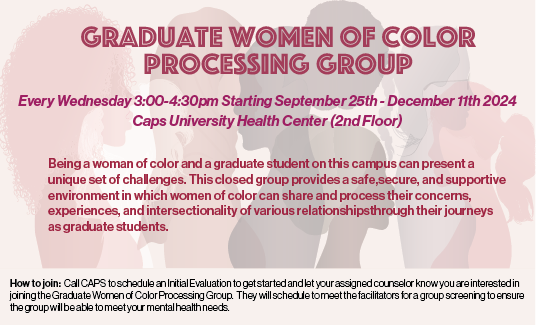 Graduate Women of Color Processing Group