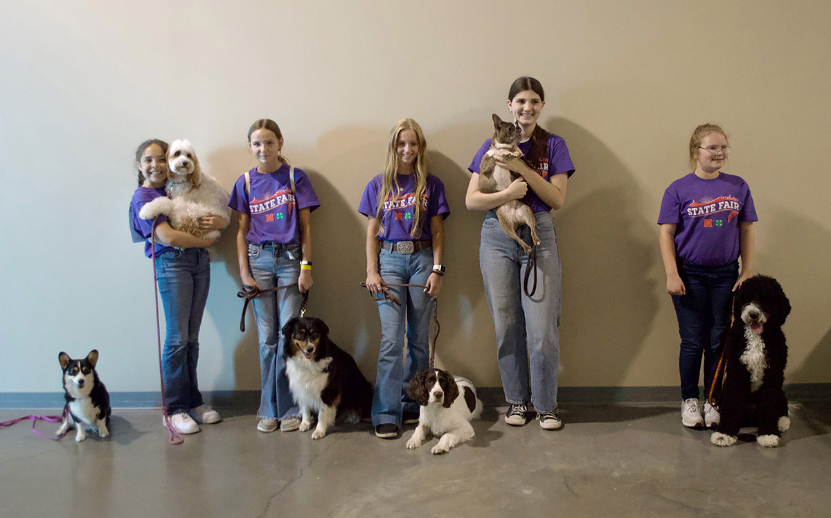 4 on the Floor dog 4-H club at the 2023 Nebraska State Fair