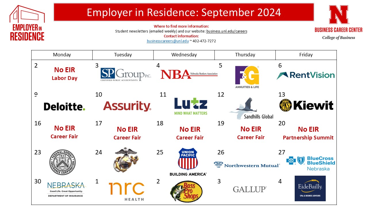 September's 2024 Employer in Residence 