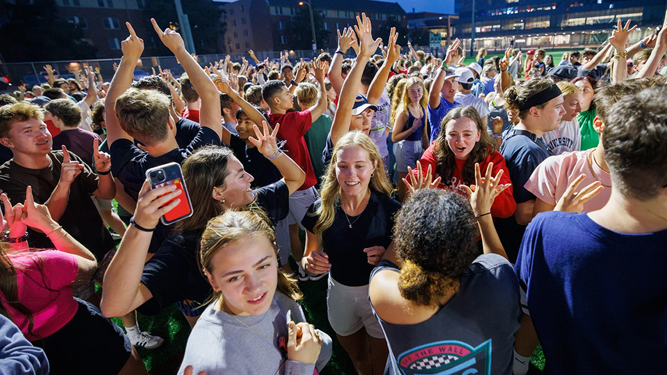 Playfair: The Ultimate Icebreaker at Vine Street Fields, August 21, 2024. [University Communication and Marketing]