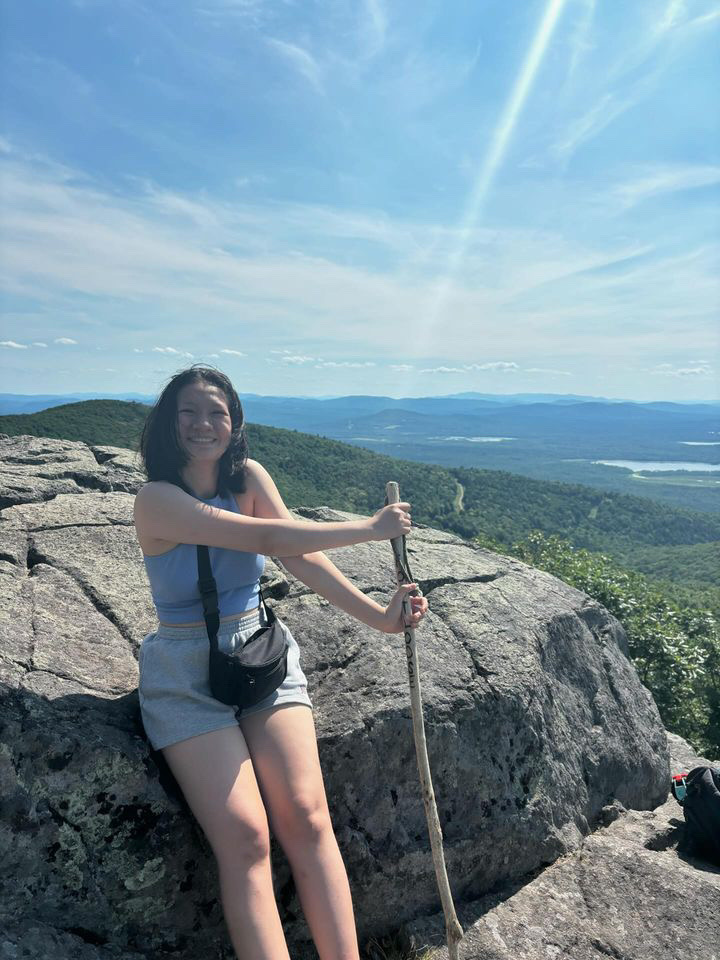 Susanna Aung working as a Bunk Counselor in Sweden, Maine over the summer.