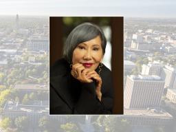 Amy Tan will speak on Sept. 24 at the 29th Annual Governor’s Lecture in the Humanities, co-sponsored by the Thompson Forum (credit: Kim Newmoney)