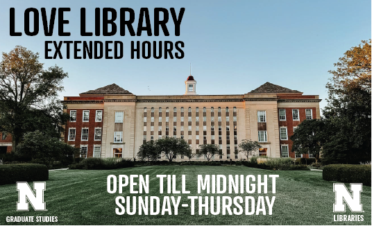 Love Library extends hours & other updates for Fall 2024 semester 