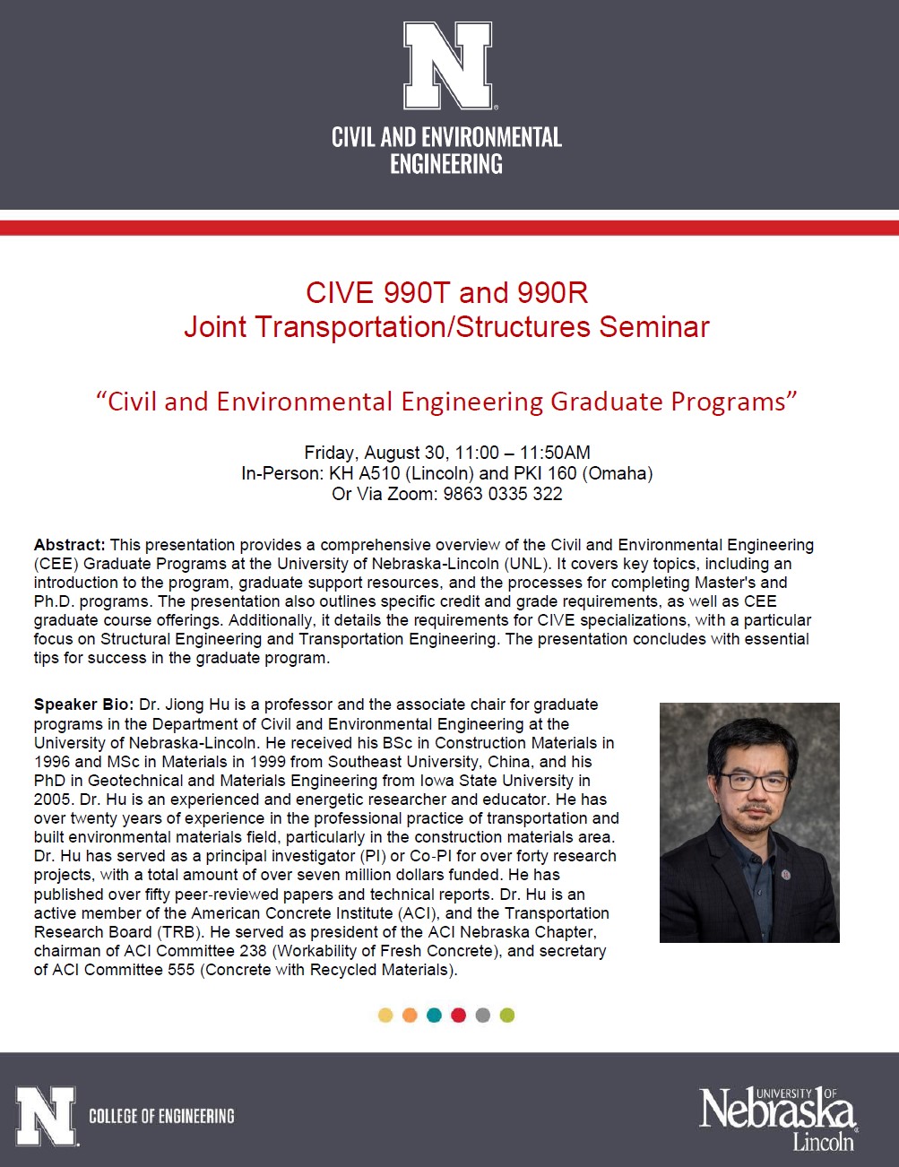 CIVE 990T/990R Seminar Flyer - Aug 30 2024