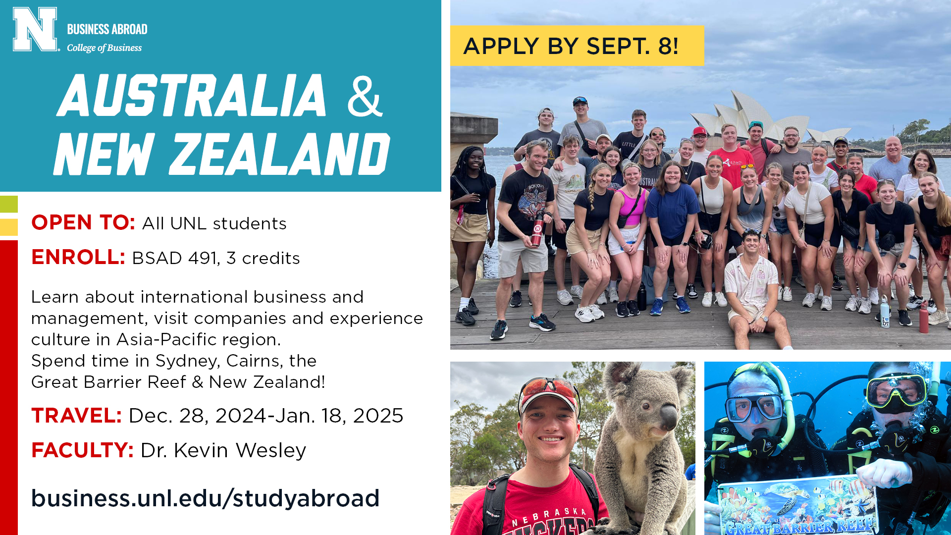 Nebraska Abroad: Australia and New Zealand