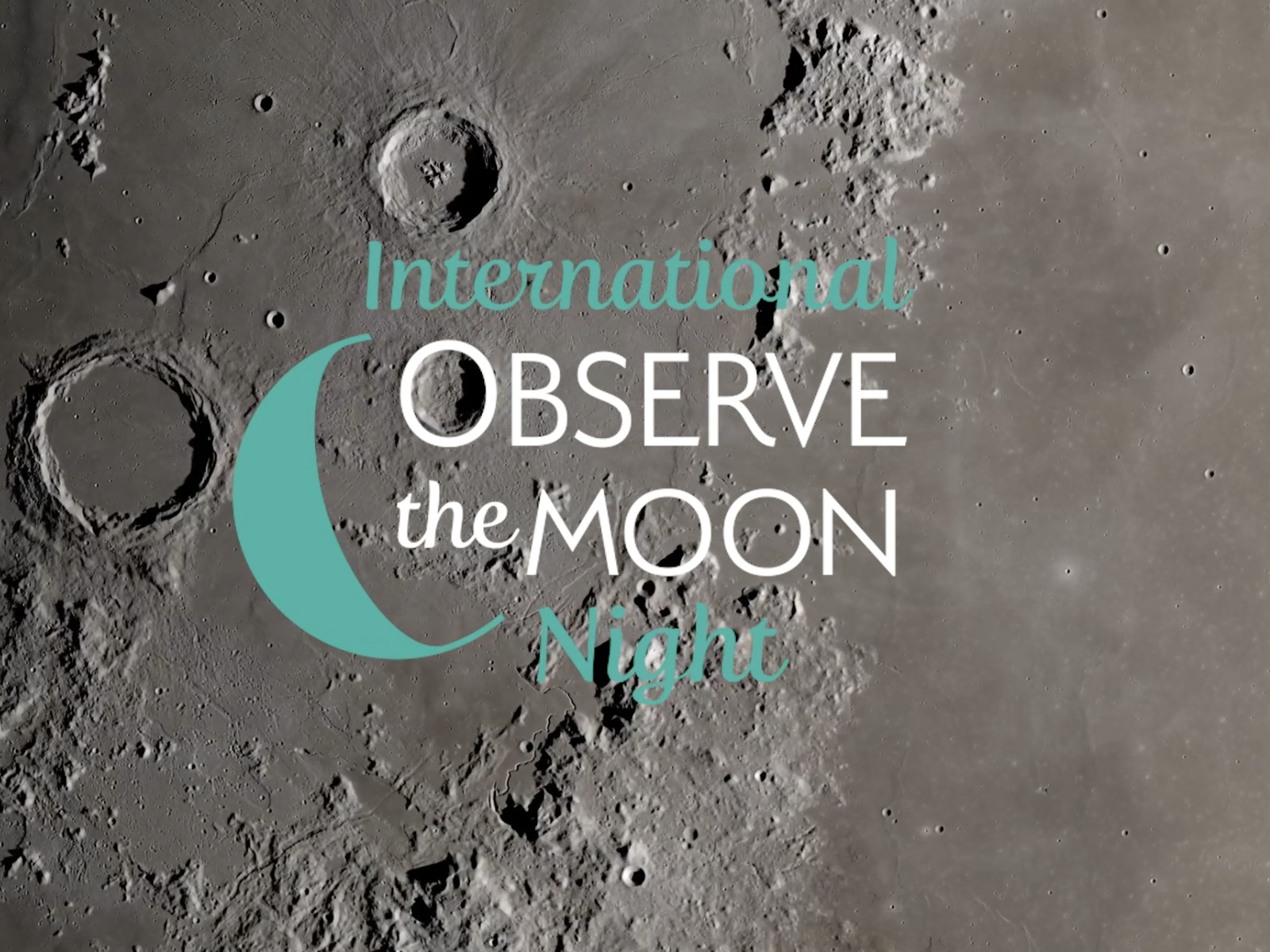 International Observe the Moon Night is Saturday, Sept. 14