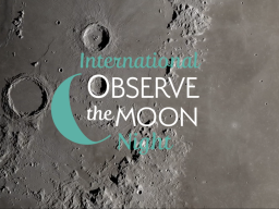 International Observe the Moon Night is Saturday, Sept. 14