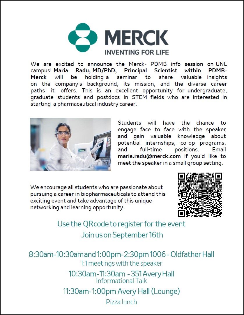 Merck-PDMB Information Session and Lunch