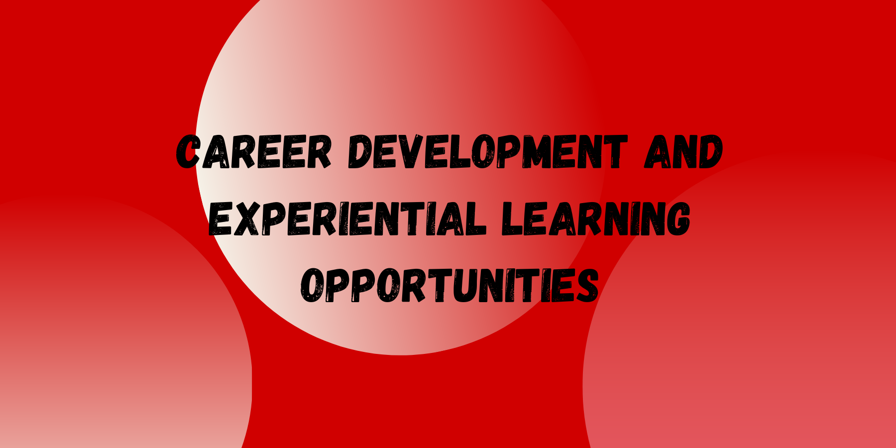 career development announcement